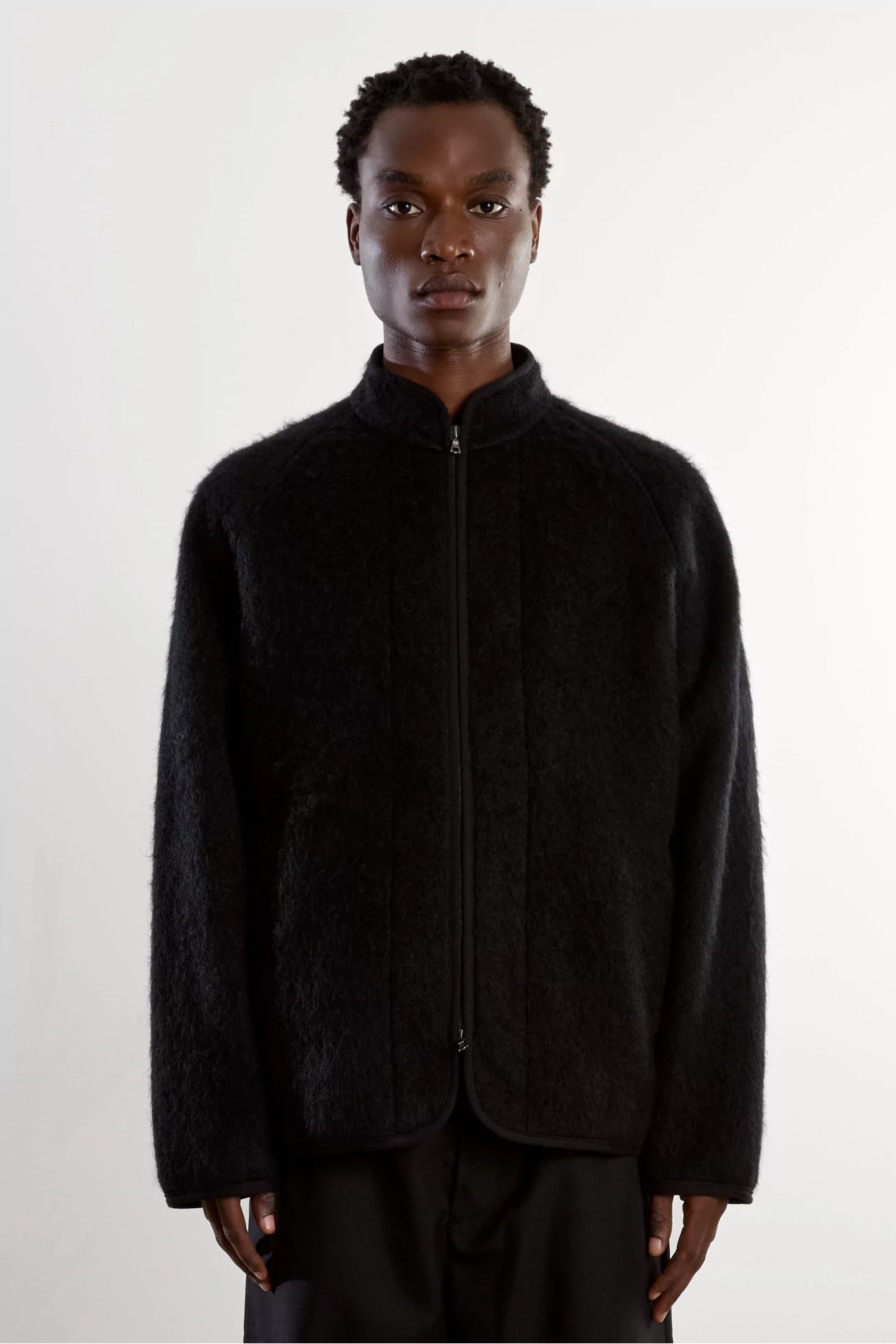 Arpenteur Contour Mohair Wool Jacket – Black | Centre Commercial