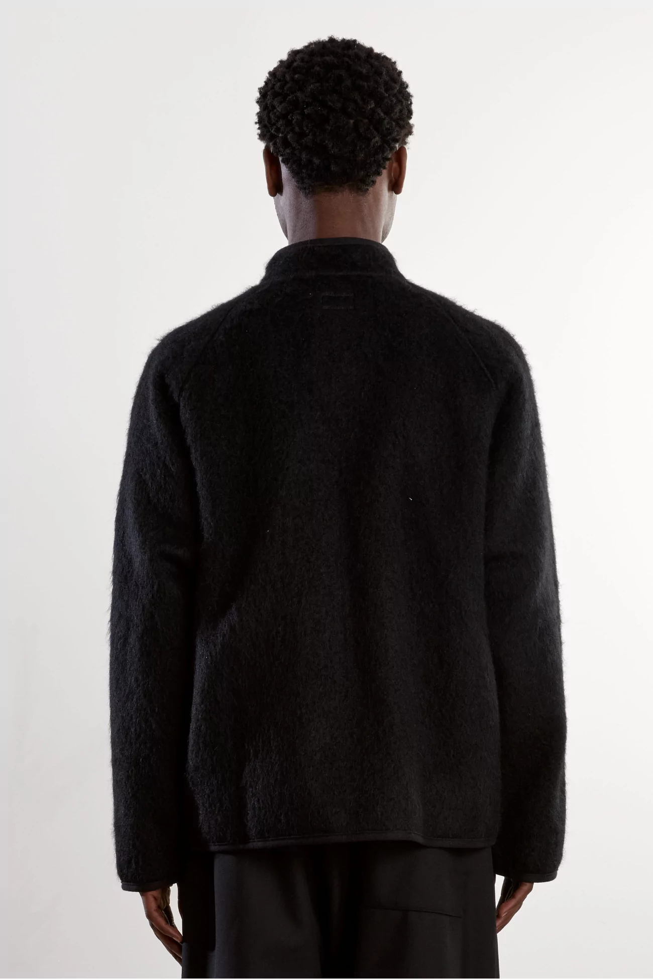 Veste Homme Laine Mohair Contour Arpenteur – Noir | Centre Commercial