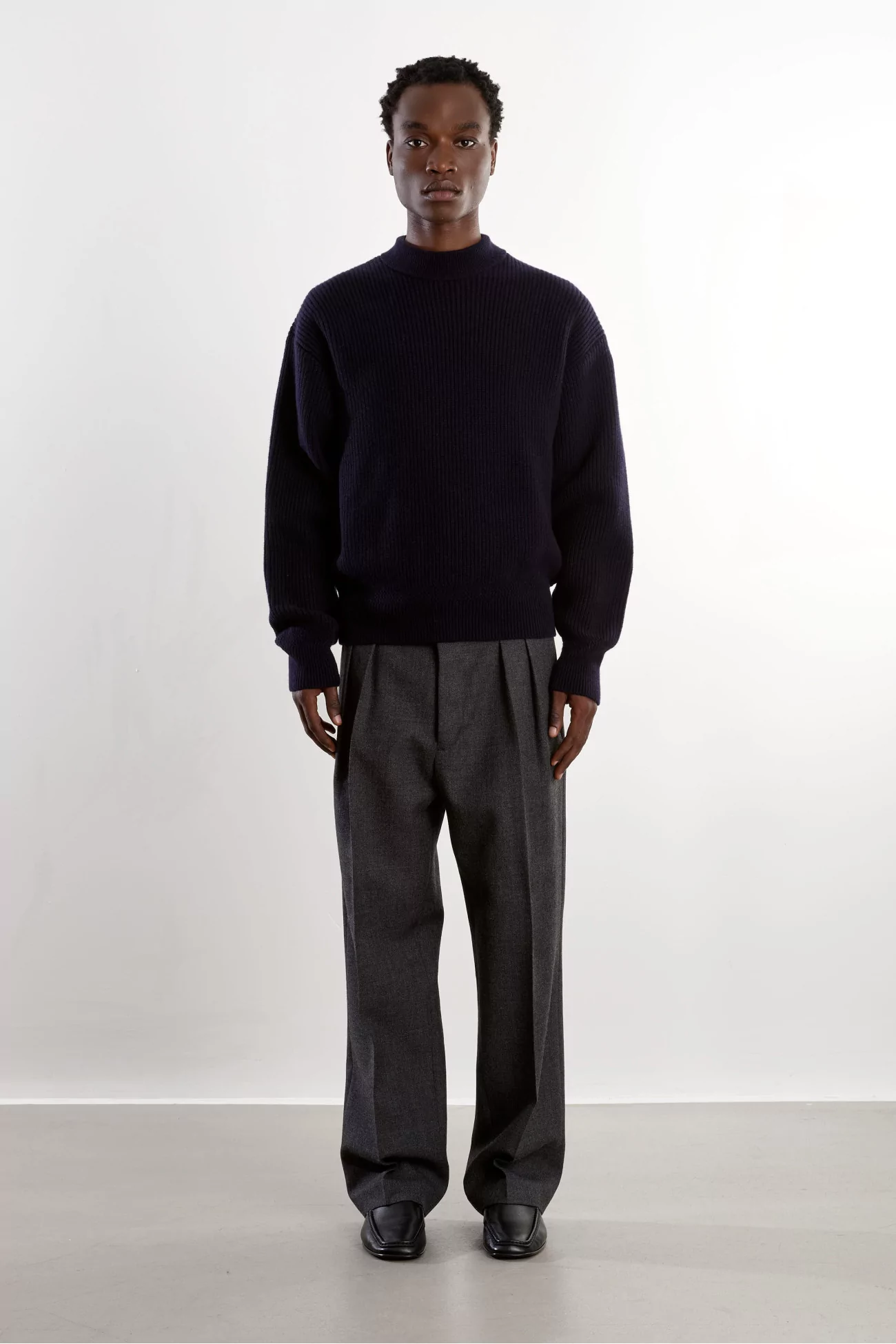Museum Garments Deck Lambswool Sweater – Navy | Centre Commercial