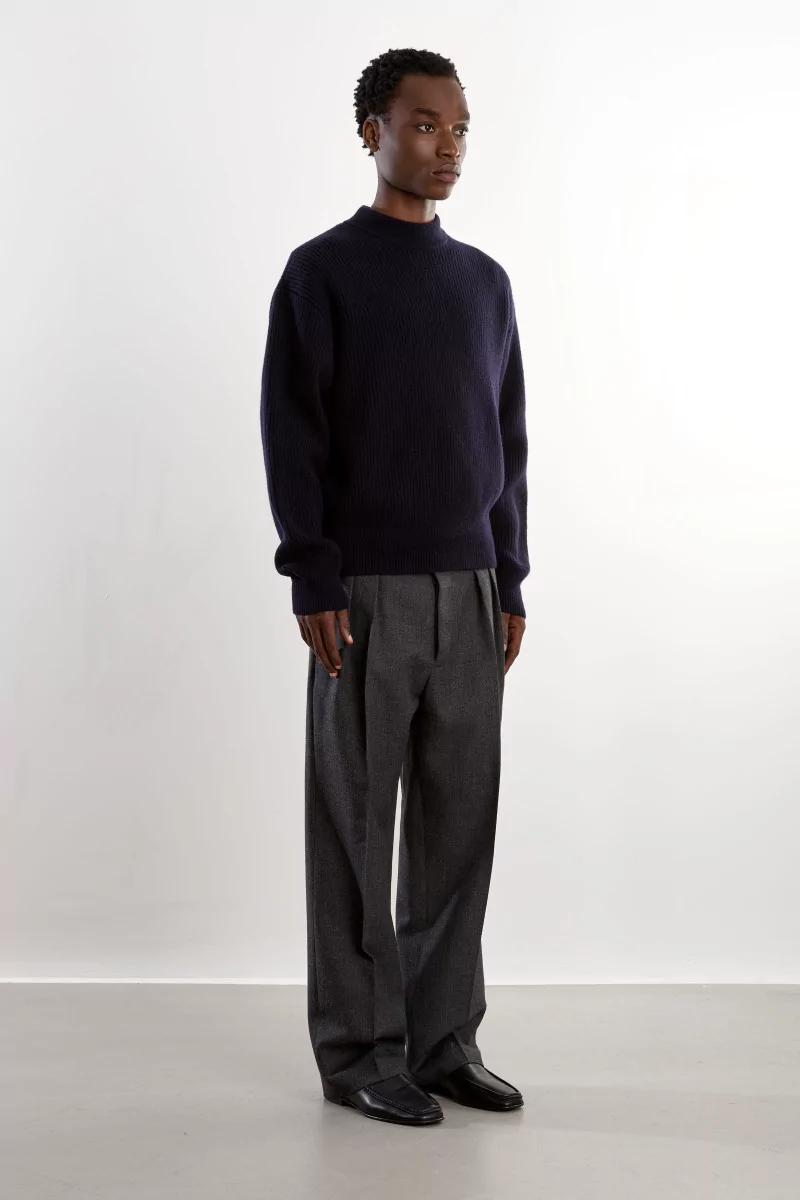 Museum Garments Deck Lambswool Sweater – Navy | Centre Commercial