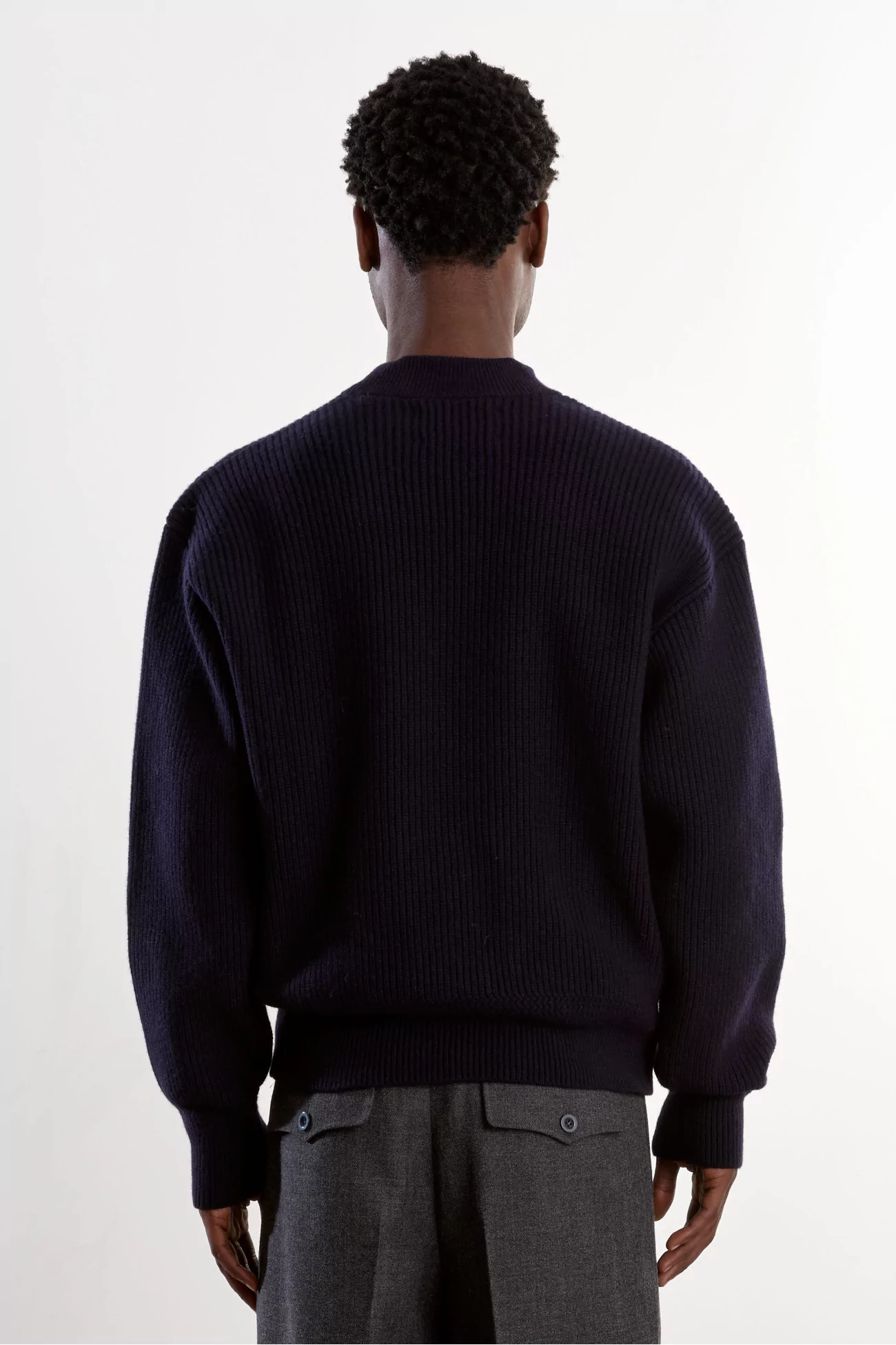 Museum Garments Deck Lambswool Sweater – Navy | Centre Commercial