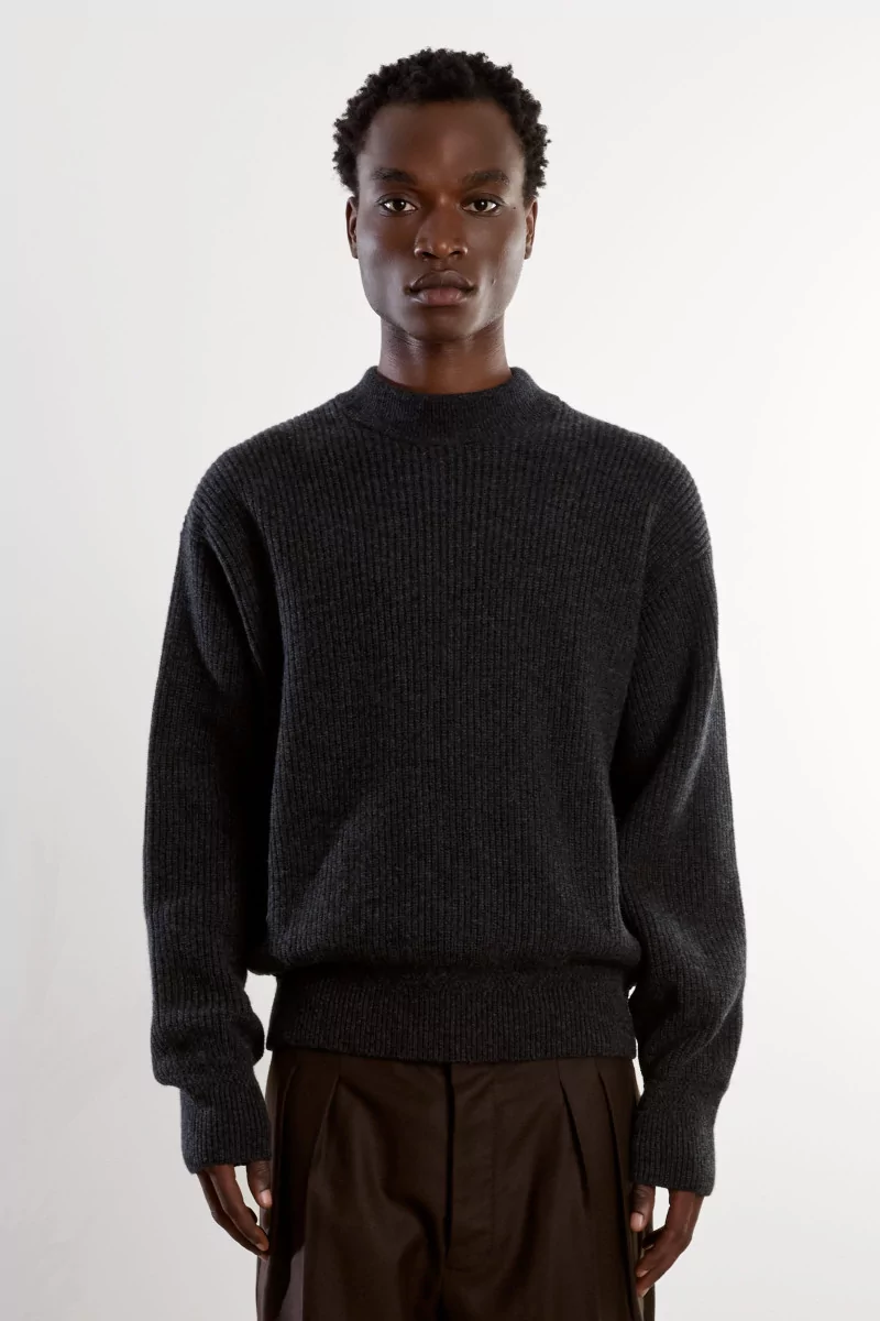 Museum Garments Deck Lambswool Sweater – Charcoal | Centre Commercial