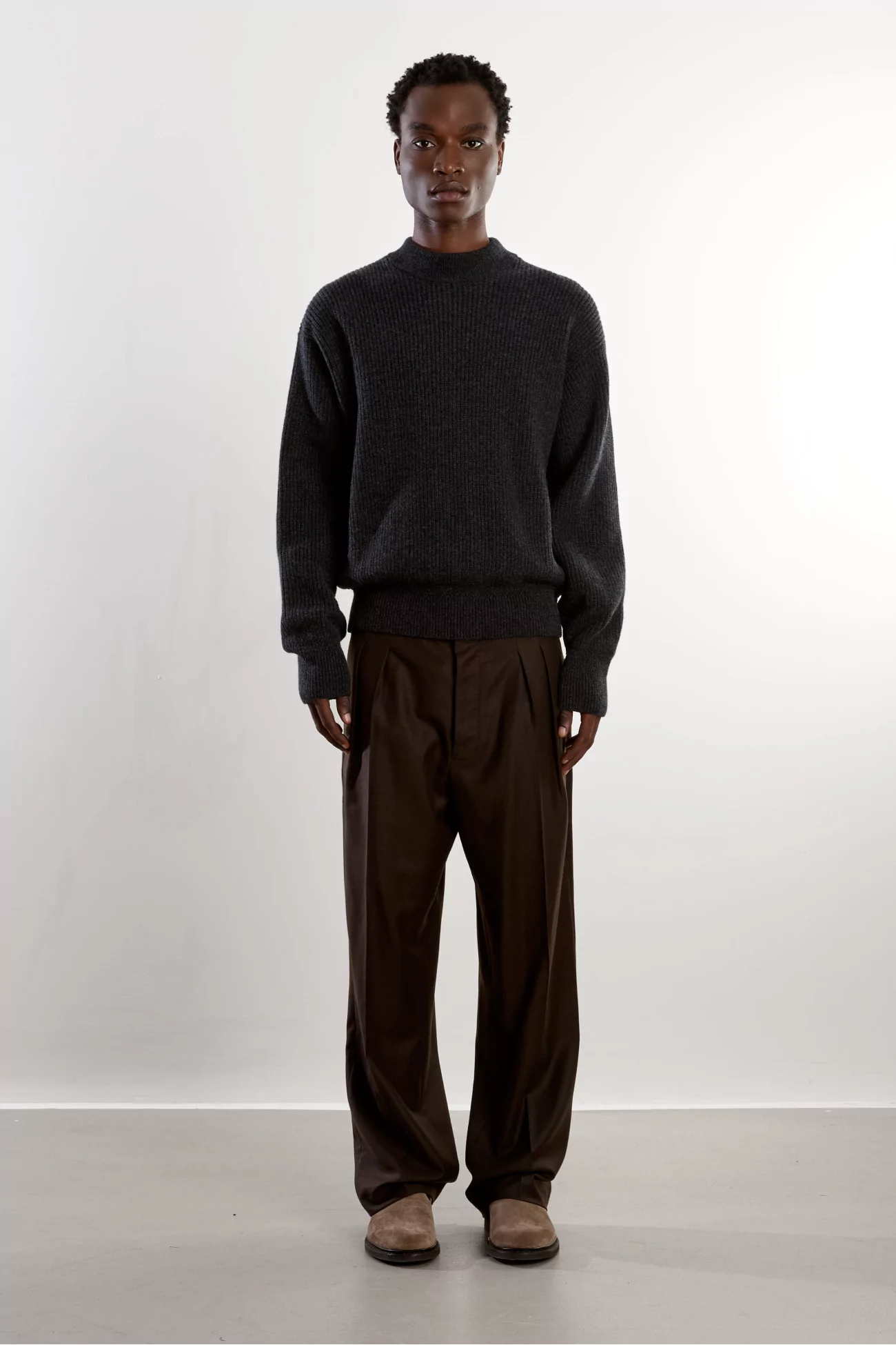 Museum Garments Deck Lambswool Sweater – Charcoal | Centre Commercial