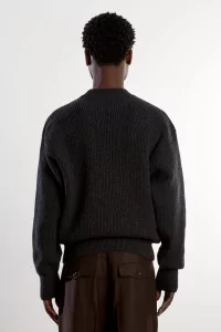 Pull Homme Laine Deck Museum Garments – Charcoal | Centre Commercial