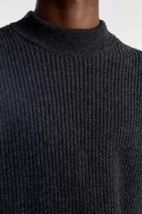 Pull Homme Laine Deck Museum Garments – Charcoal | Centre Commercial