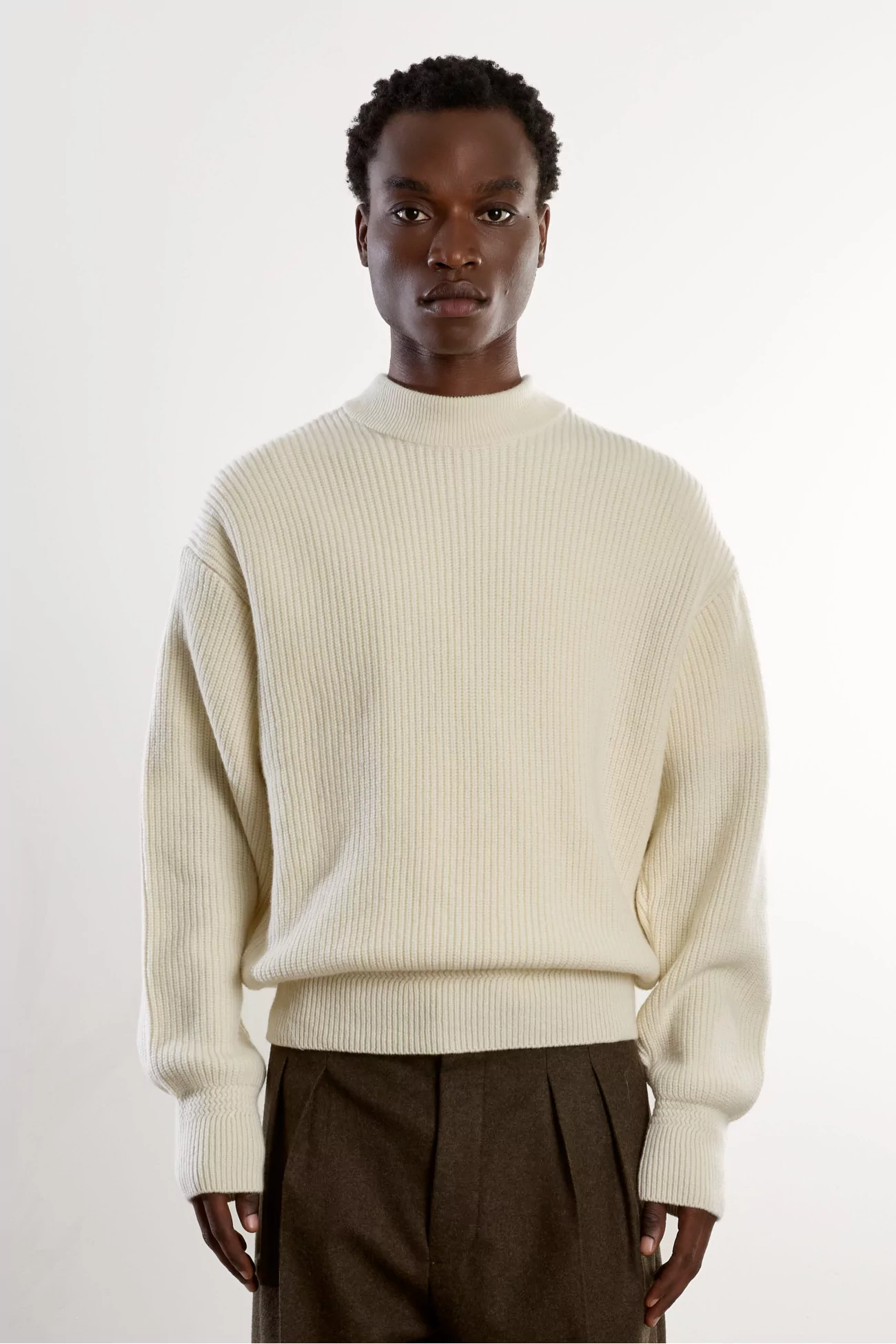 Pull Homme Laine Deck Museum Garments – Natural | Centre Commercial