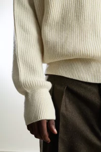 Museum Garments Deck Lambswool Sweater – Natural | Centre Commercial