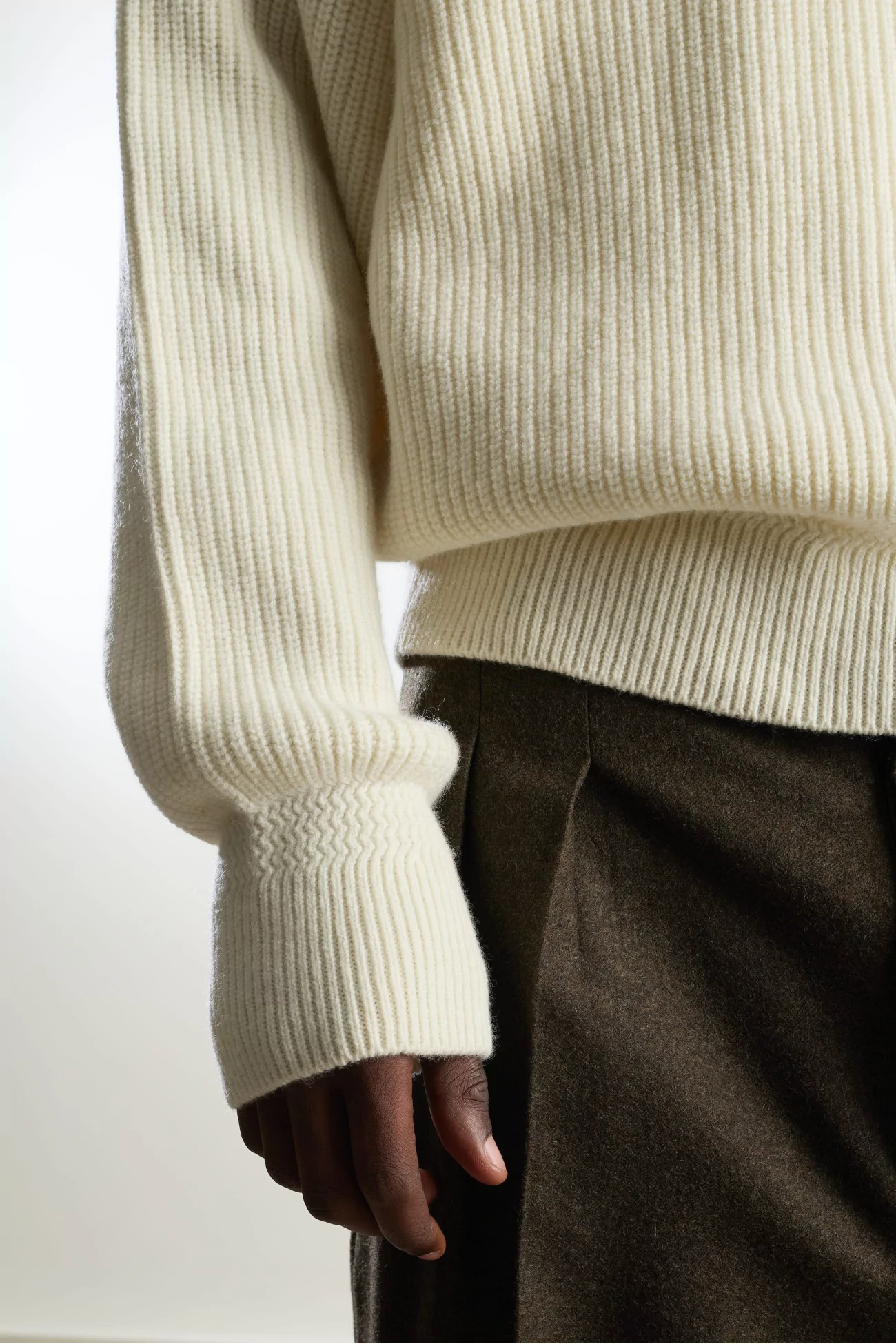 Pull Homme Laine Deck Museum Garments – Natural | Centre Commercial