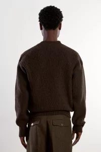 Pull Homme Laine Deck Museum Garments – Brown | Centre Commercial