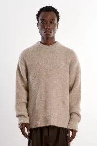 Pull Homme Baby Alpaga Alpaca Museum Garments – Beige Melange | Centre Commercial