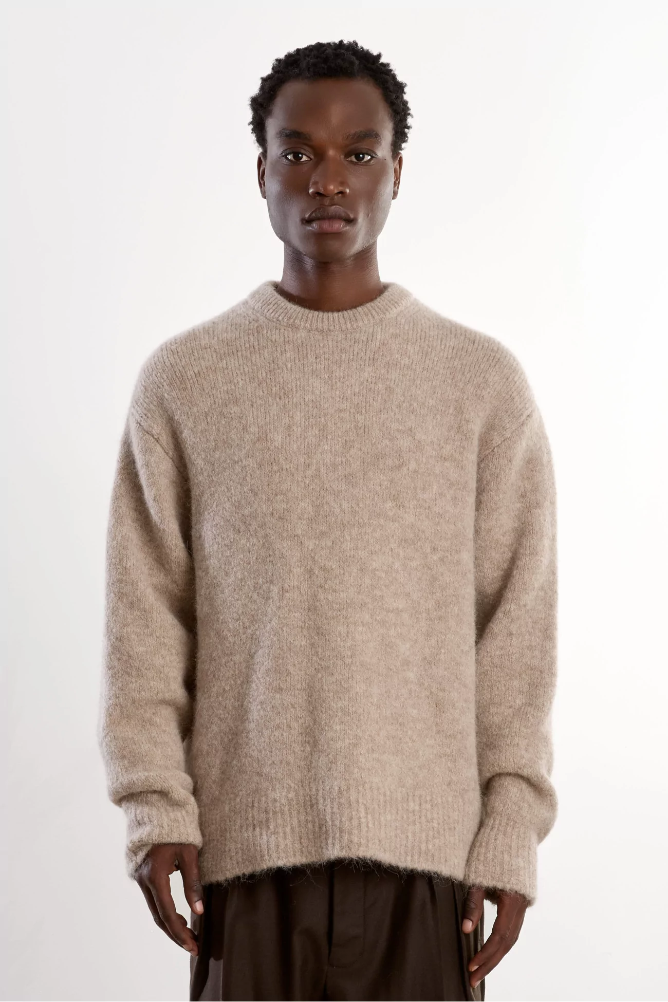 Museum Garments Alpaca Baby Alpaca Sweater – Beige Melange | Centre Commercial