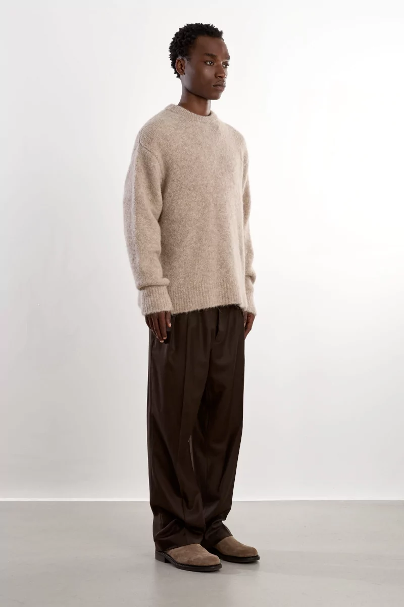 Museum Garments Alpaca Baby Alpaca Sweater – Beige Melange | Centre Commercial
