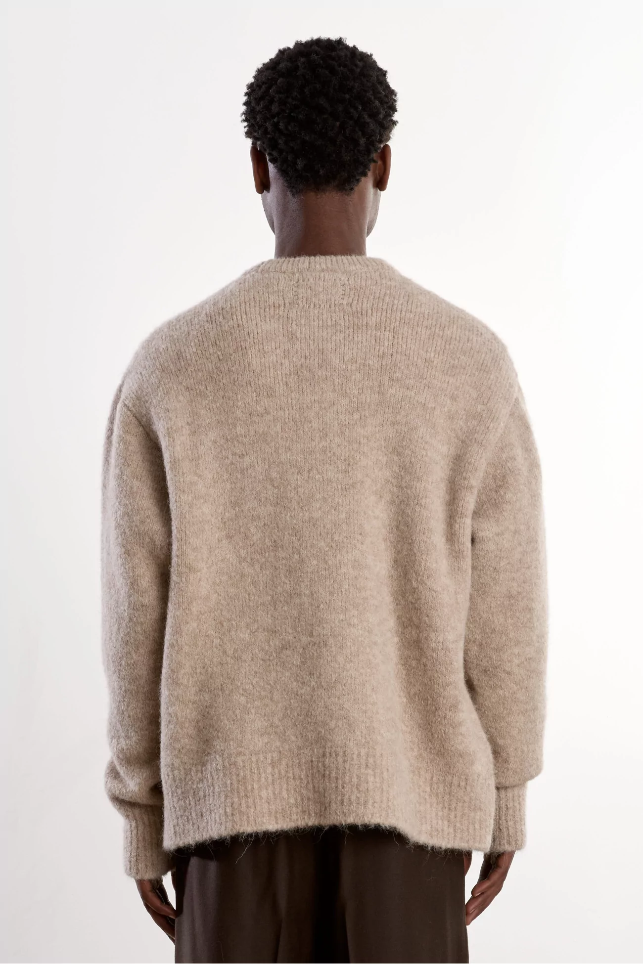 Pull Homme Baby Alpaga Alpaca Museum Garments – Beige Melange | Centre Commercial