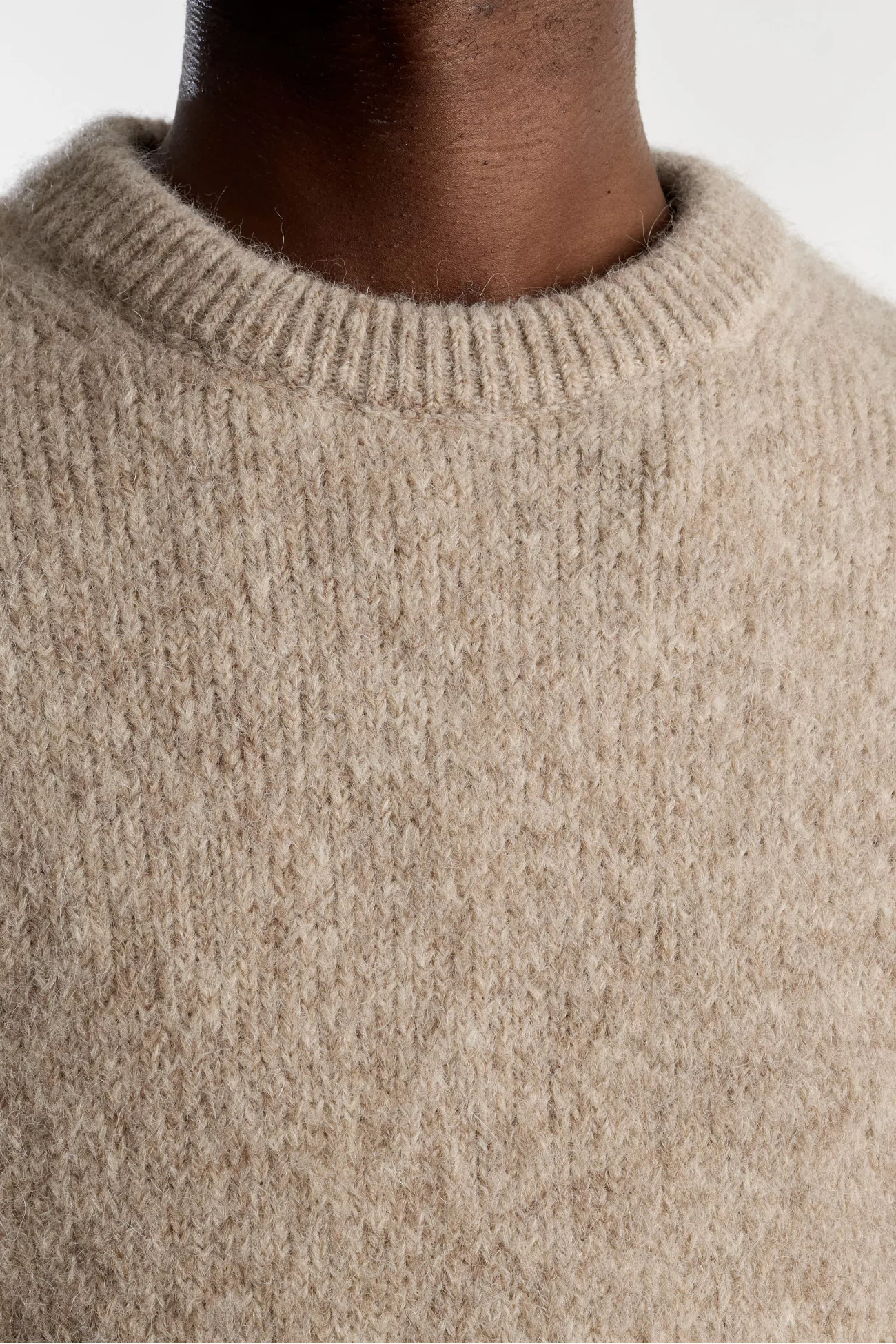 Museum Garments Alpaca Baby Alpaca Sweater – Beige Melange | Centre Commercial