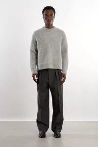 Pull Homme Baby Alpaga Alpaca Museum Garments – Grey Melange | Centre Commercial