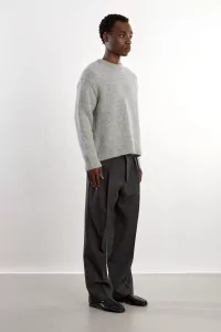Museum Garments Alpaca Baby Alpaca Sweater – Grey Melange | Centre Commercial