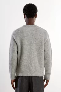 Pull Homme Baby Alpaga Alpaca Museum Garments – Grey Melange | Centre Commercial