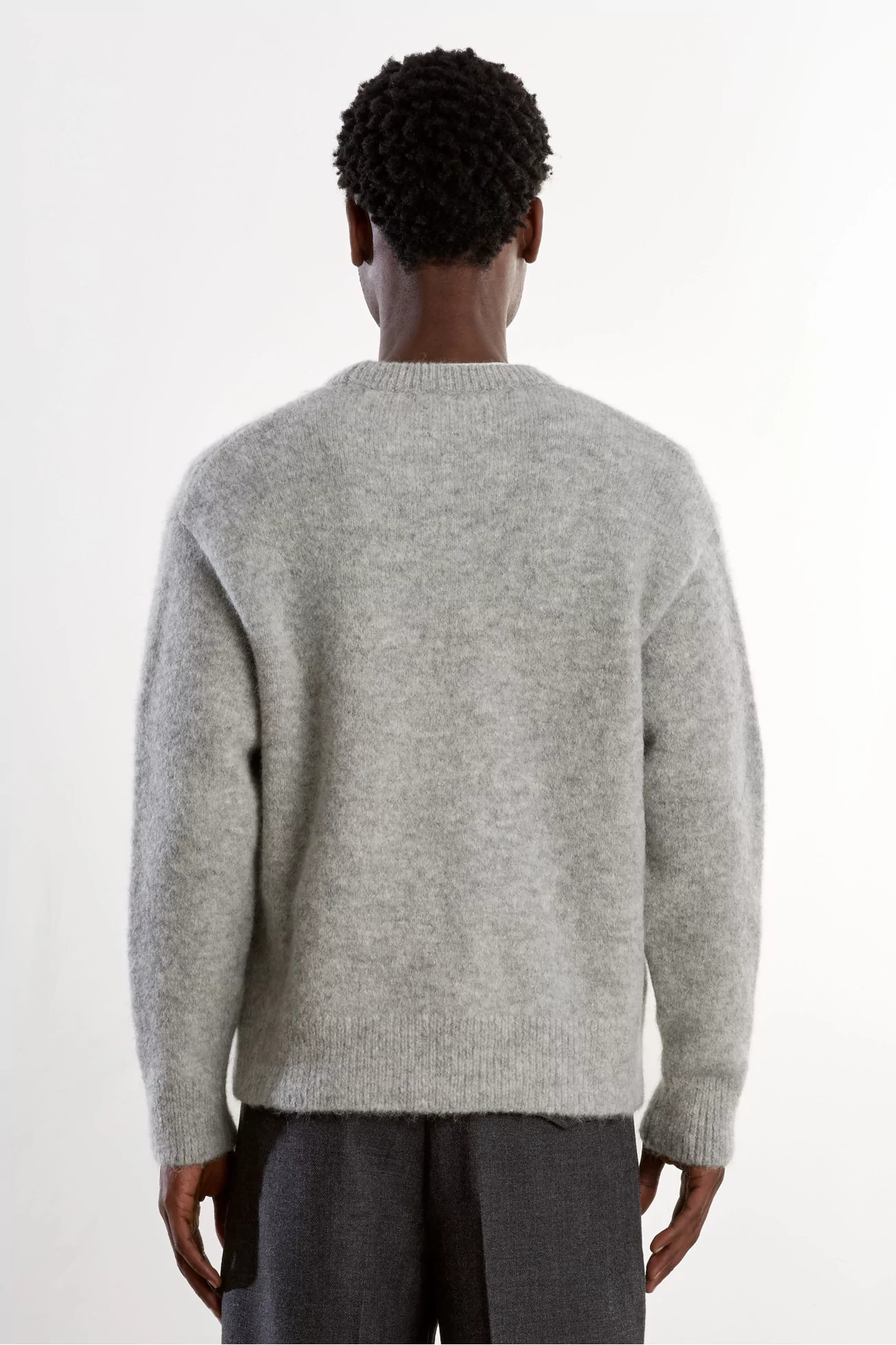 Museum Garments Alpaca Baby Alpaca Sweater – Grey Melange | Centre Commercial
