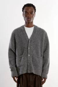 Museum Garments Alpaca Baby Alpaca Cardigan – Dark Grey | Centre Commercial