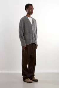 Museum Garments Alpaca Baby Alpaca Cardigan – Dark Grey | Centre Commercial