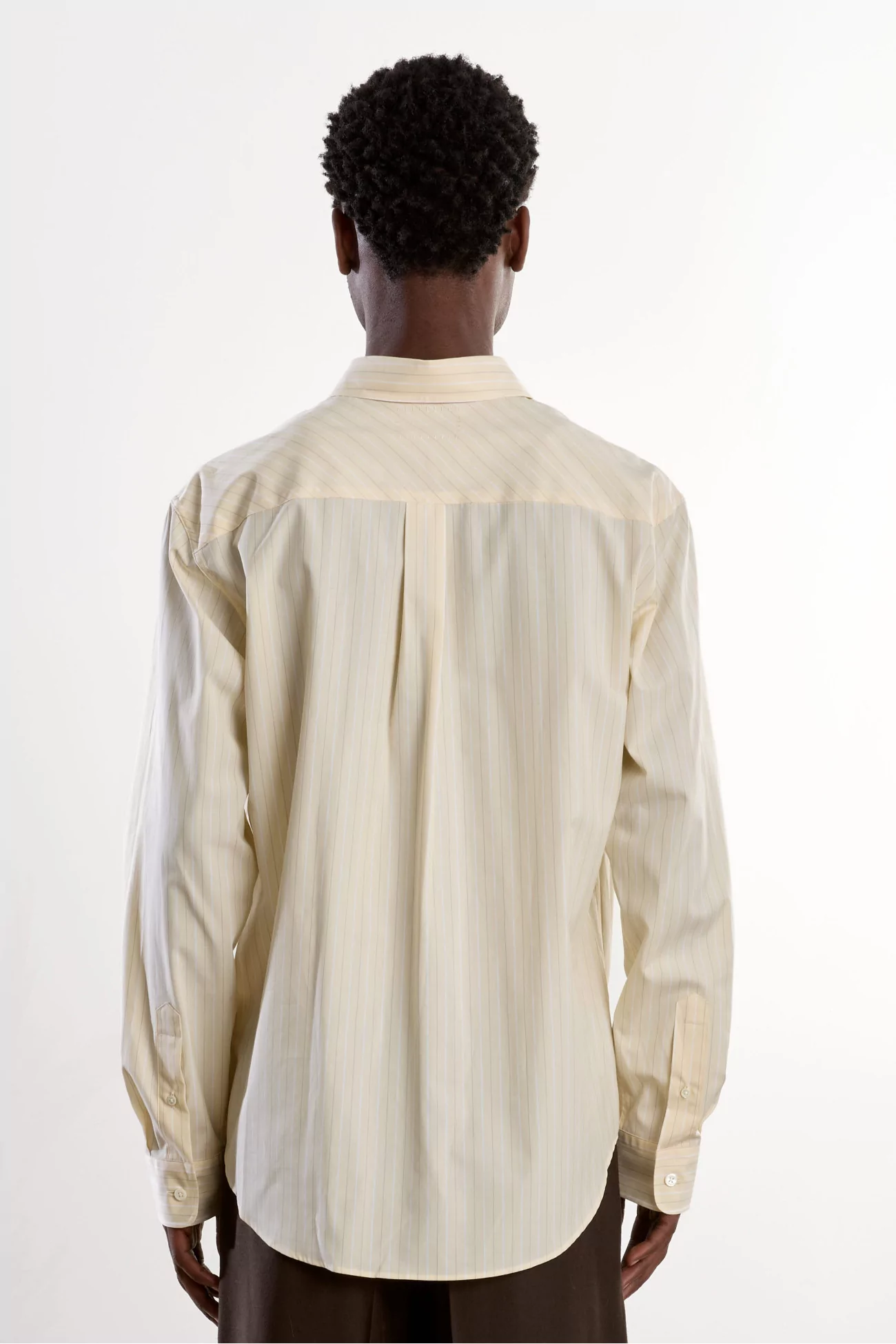 Museum Garments Corporate Poplin Shirt – Vanilla / White | Centre Commercial