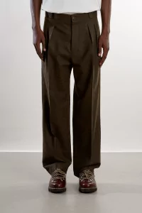Pantalon Homme Flanelle Military Museum Garments – Dark Green | Centre Commercial