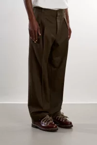 Museum Garments Military Wool Flannel Pant – Dark Green | Centre Commercial