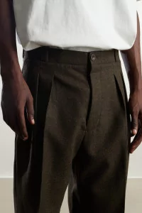 Museum Garments Military Wool Flannel Pant – Dark Green | Centre Commercial