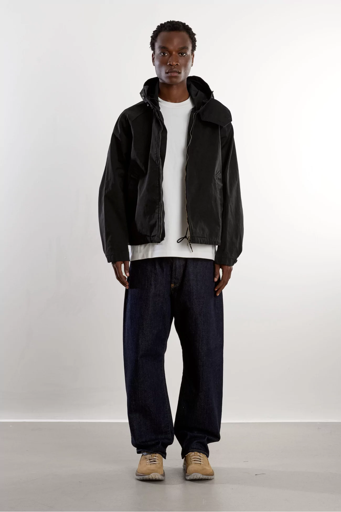Ten c OJJ Nylon Anorak – Black | Centre Commercial