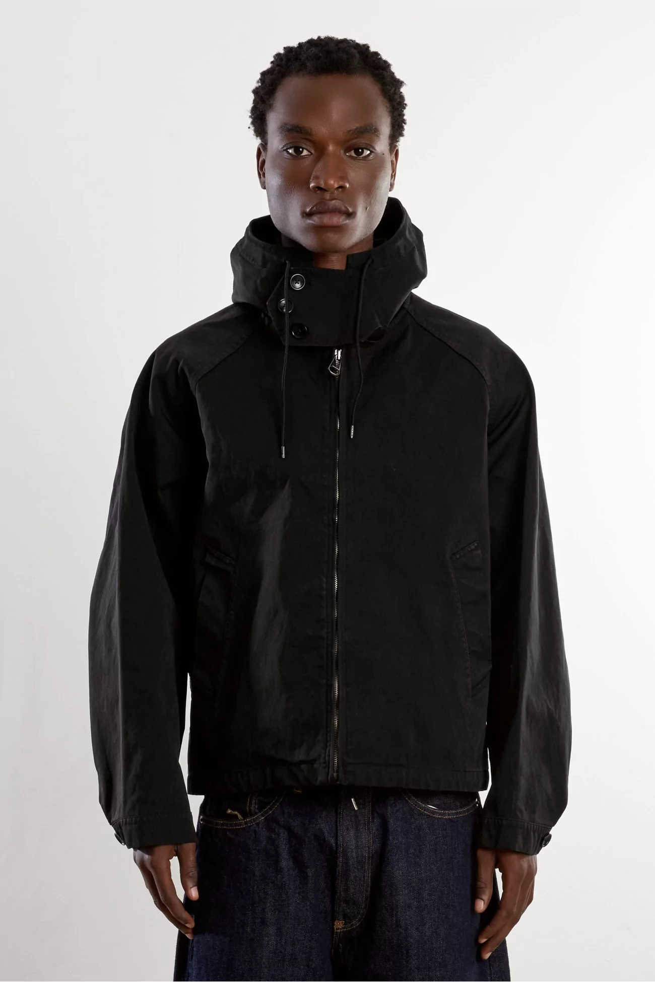 Ten c OJJ Nylon Anorak – Black | Centre Commercial