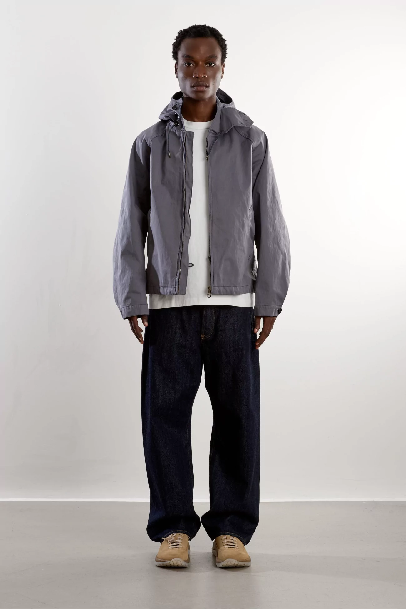 Anorak Homme Nylon OJJ Ten c – Soot Grey | Centre Commercial