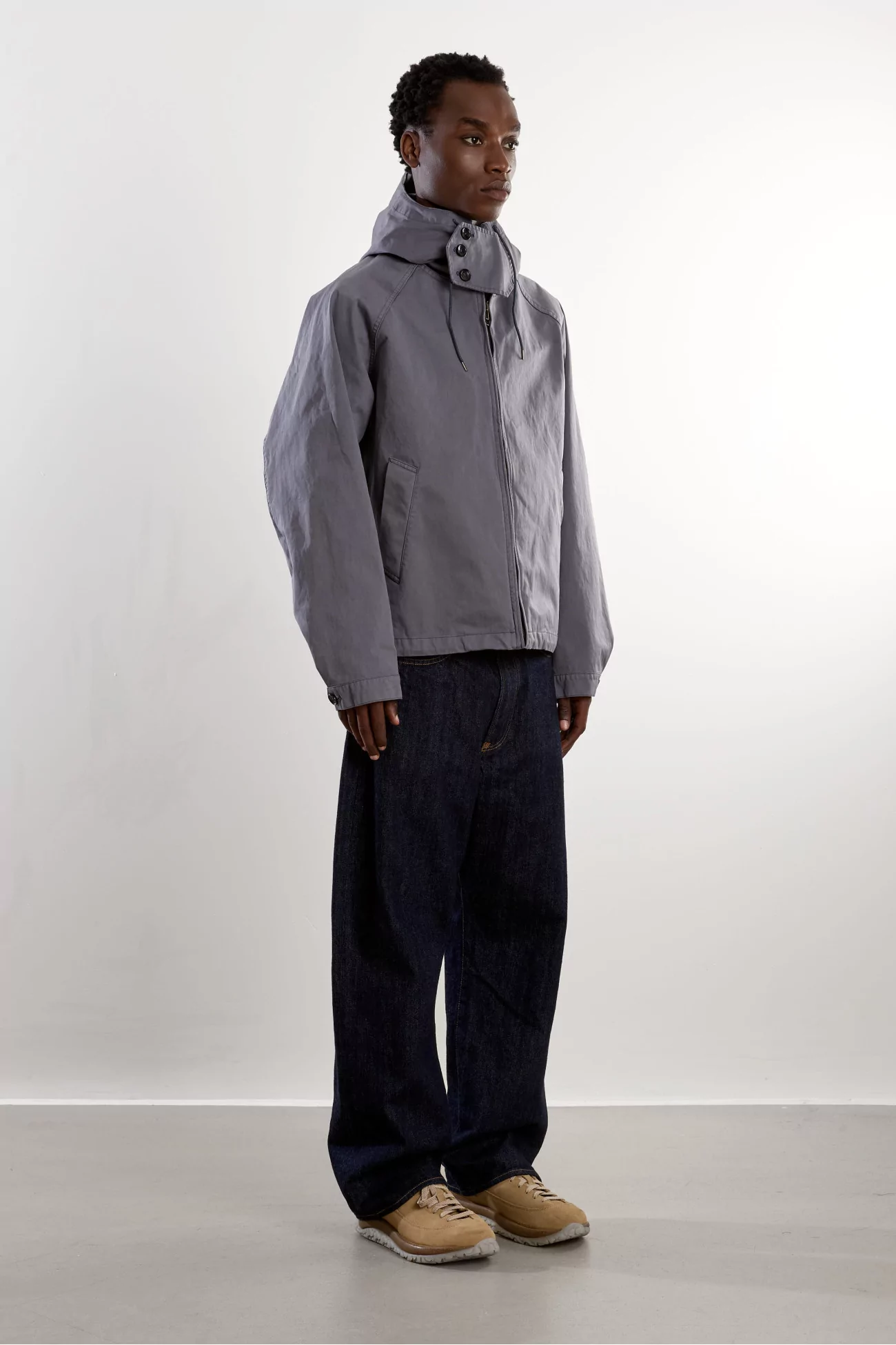 Anorak Homme Nylon OJJ Ten c – Soot Grey | Centre Commercial