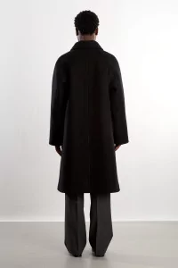 Museum Garments Raglan Wool Car Coat – Black | Centre Commercial
