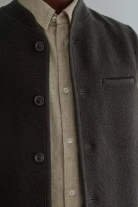 RIER Walker Felted Wool Vest – Zinc Felted | Centre Commercial