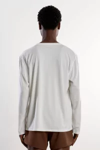 District Vision Long Sleeve Boxy Training Tee – Lunar White | Centre Commercial