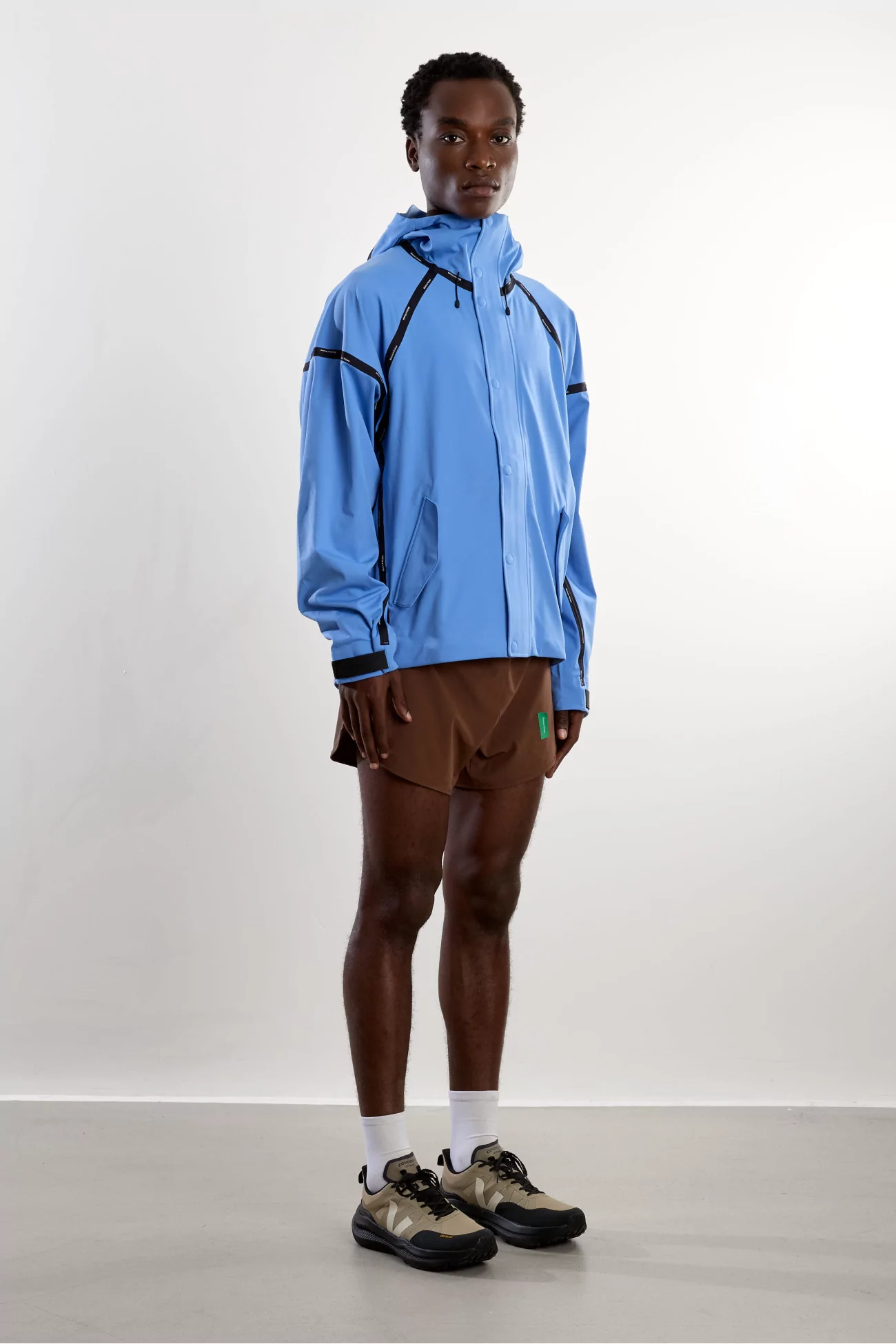 Veste Running Imperméable Performance Lab District Vision – Powder Blue | Centre Commercial