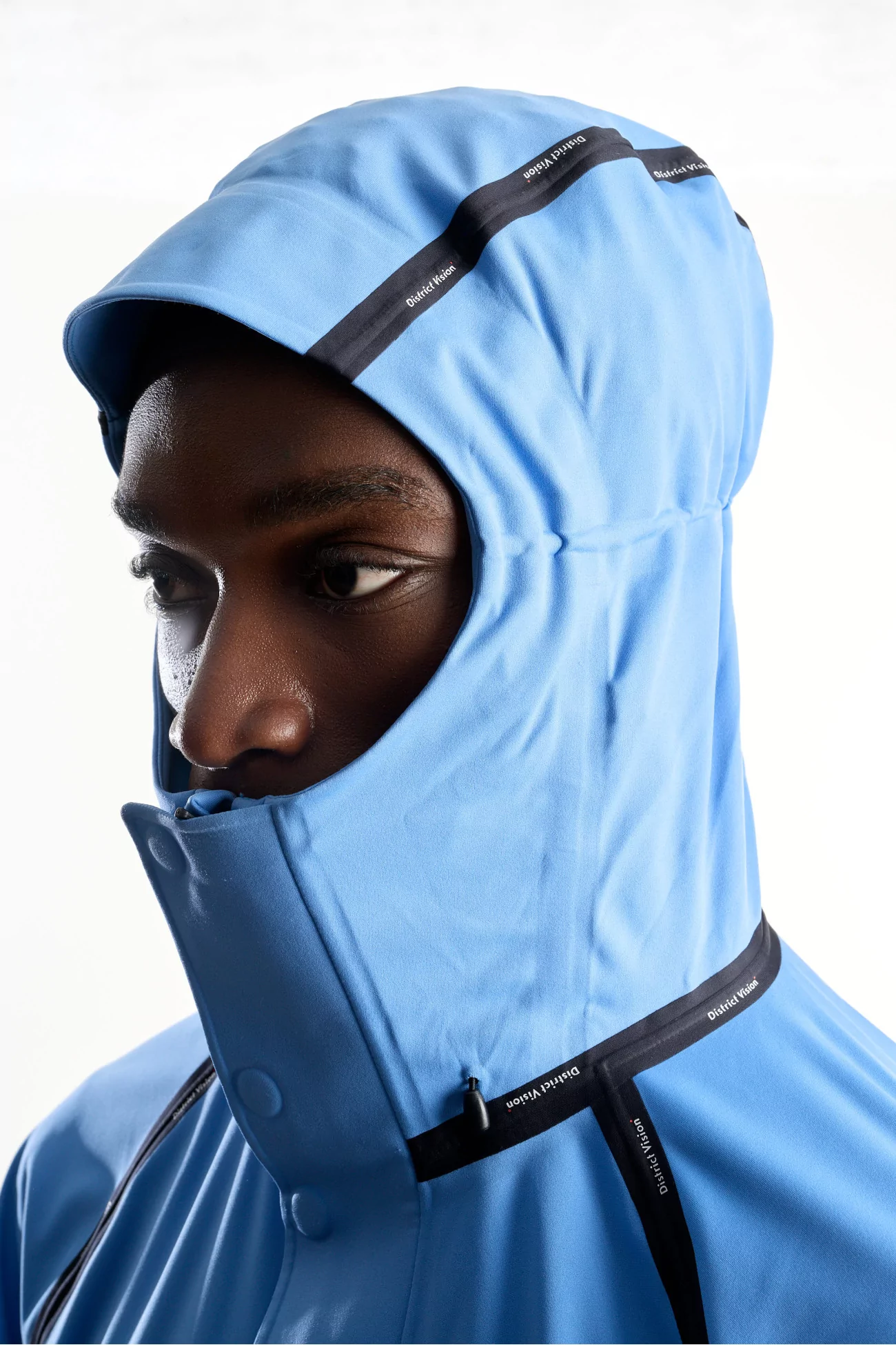 Veste Running Imperméable Performance Lab District Vision – Powder Blue | Centre Commercial