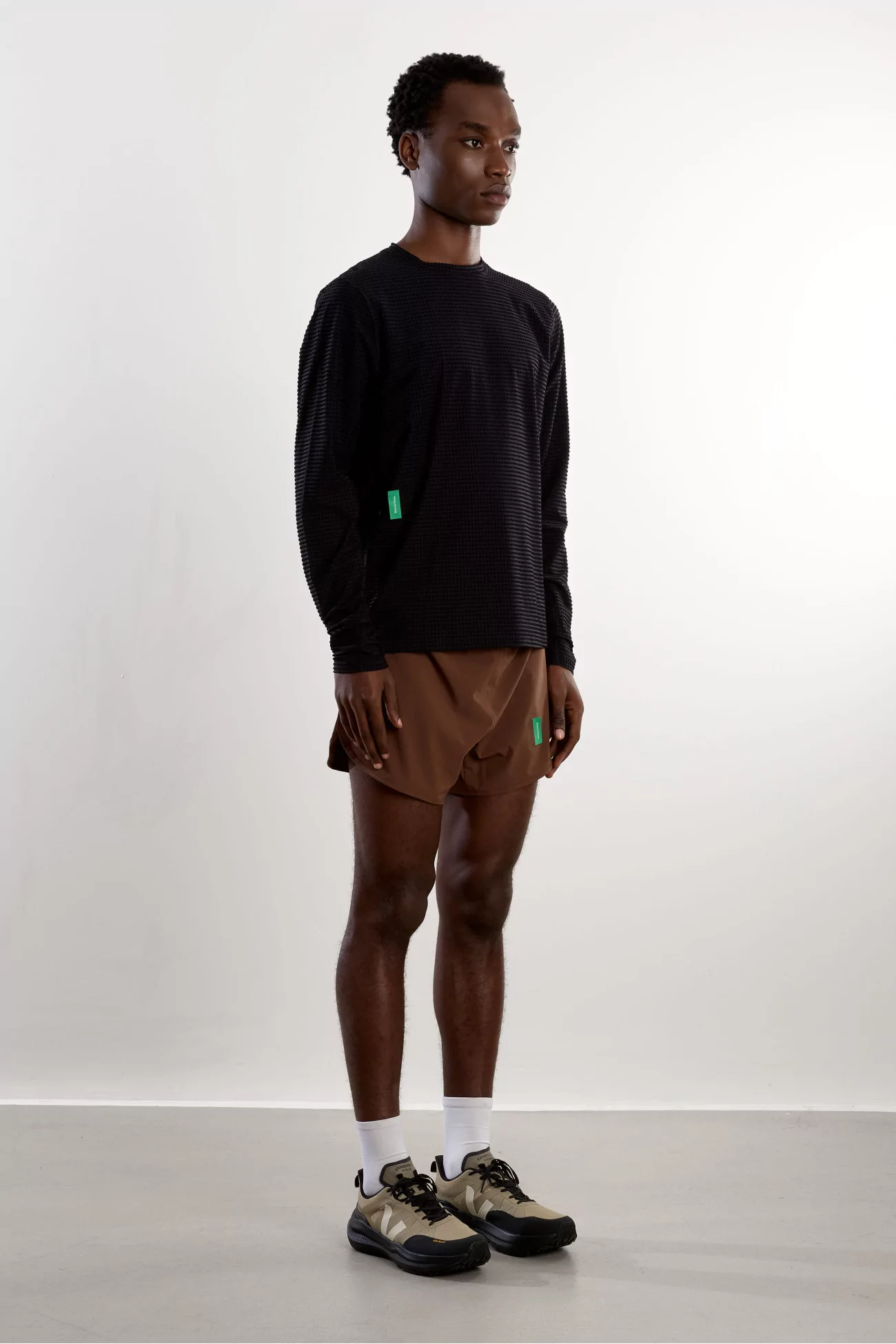T-shirt Running Performance Lab District Vision – Noir | Centre Commercial