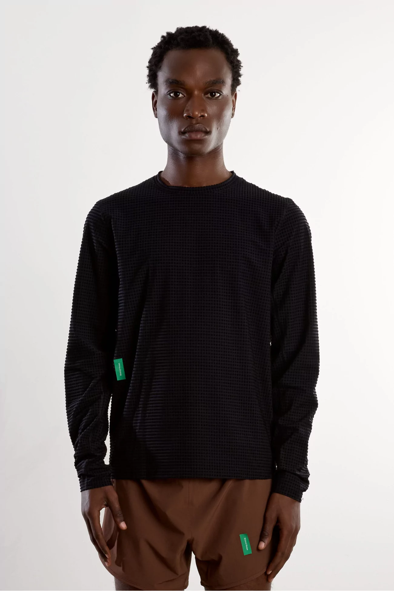 T-shirt Running Performance Lab District Vision – Noir | Centre Commercial