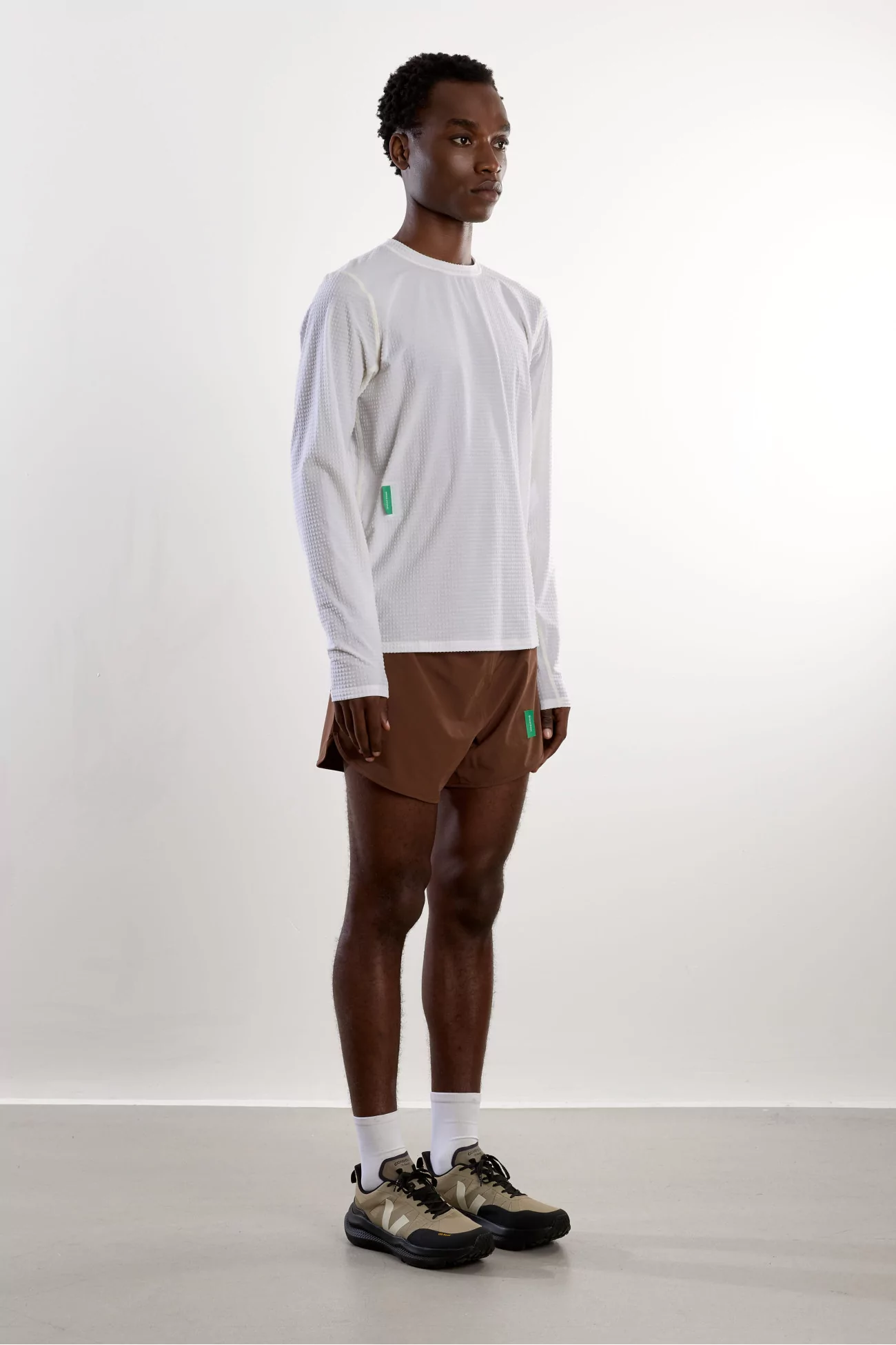 T-shirt Running Performance Lab District Vision – White | Centre Commercial