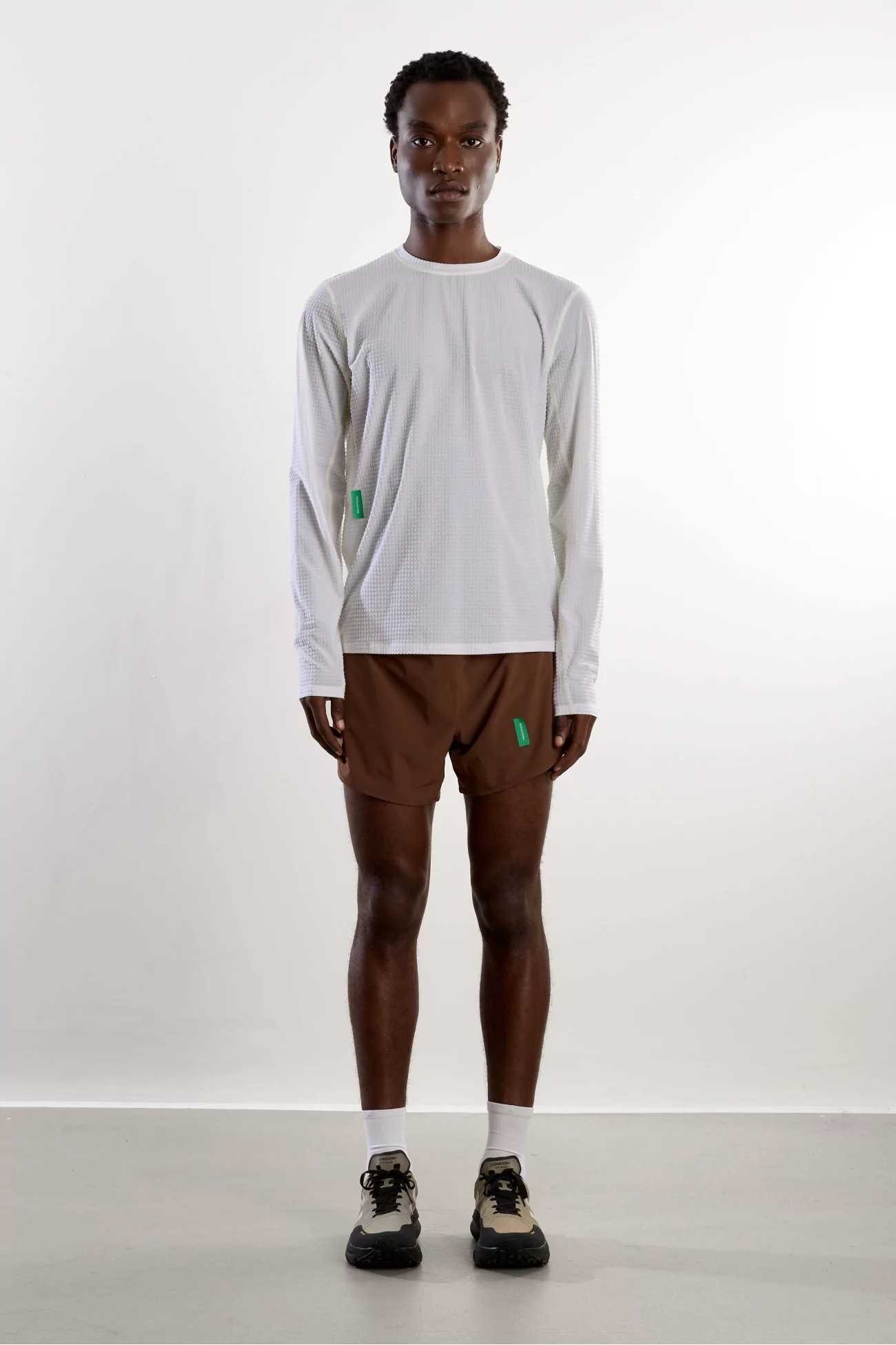 T-shirt Running Performance Lab District Vision – White | Centre Commercial
