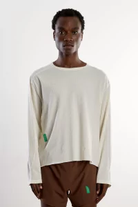 District Vision Waffle Long Sleeve – White | Centre Commercial