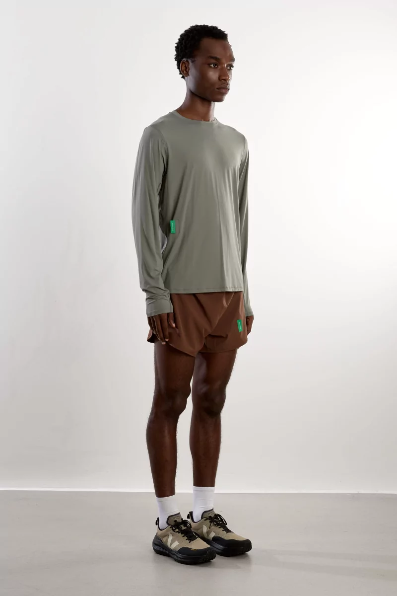 T-shirt Running Ultralight Aloe District Vision – Oyster | Centre Commercial
