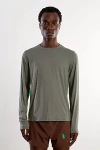 District Vision Ultralight Short Sleeve Aloe Tee – Oyster | Centre Commercial