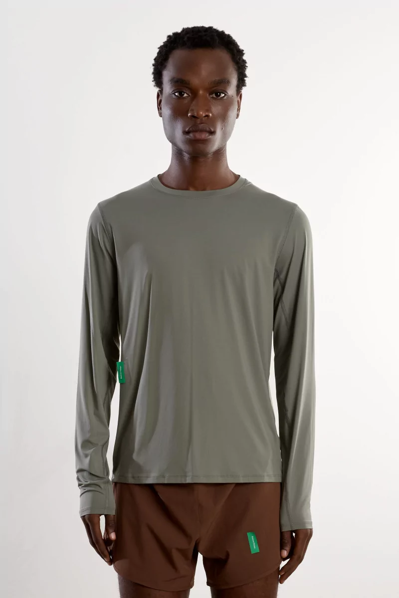 T-shirt Running Ultralight Aloe District Vision – Oyster | Centre Commercial