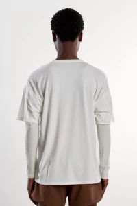 T-shirt Running Compression Boxy District Vision – Lunar White | Centre Commercial
