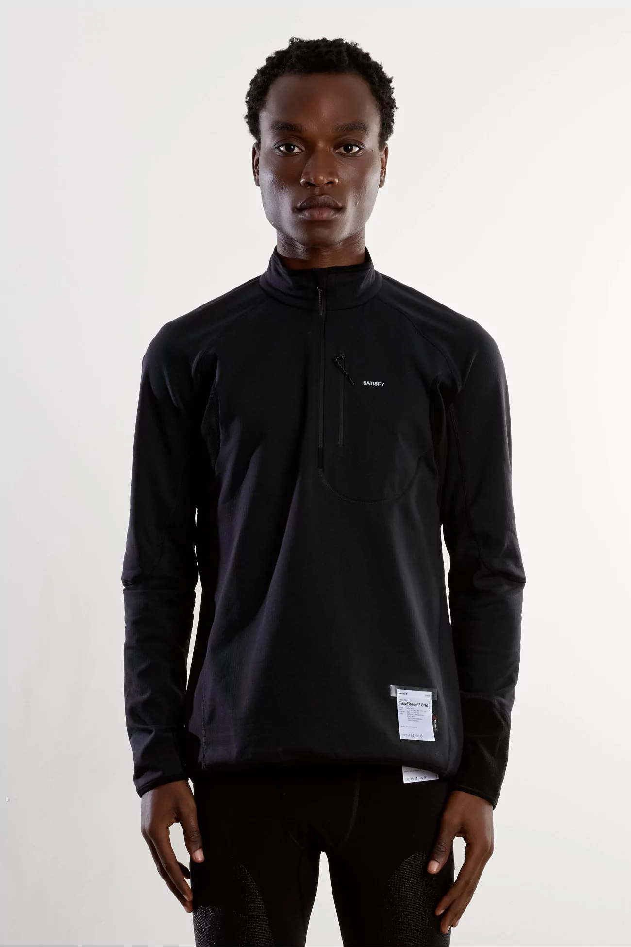 Satisfy Fuzzfleece Half Zip Fleece – Black | Centre Commercial