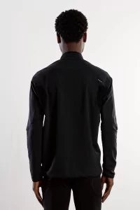 Polaire Running Fuzzfleece Half Zip Satisfy – Noir | Centre Commercial