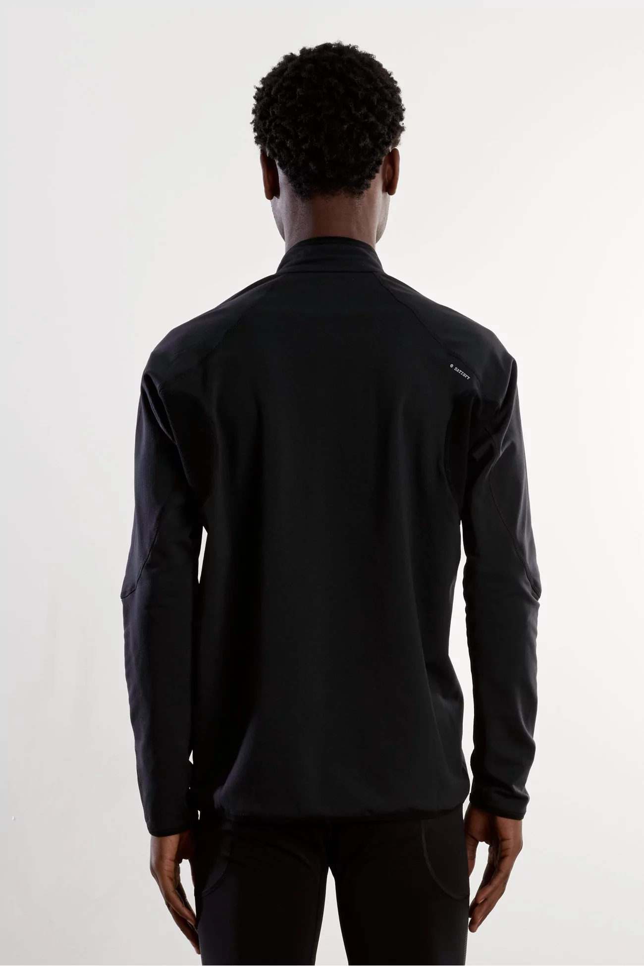 Satisfy Fuzzfleece Half Zip Fleece – Black | Centre Commercial