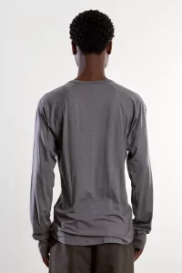 Wool Jersey Polar Jersey Roundneck – Zinc | Centre Commercial